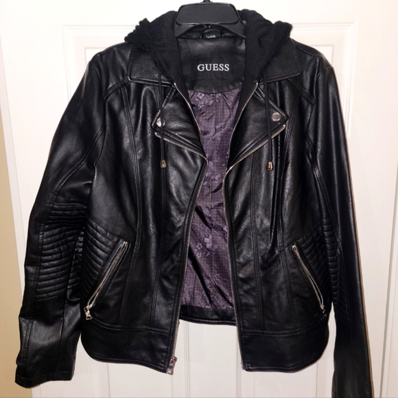 Guess faux leather jacket - Picture 1 of 5